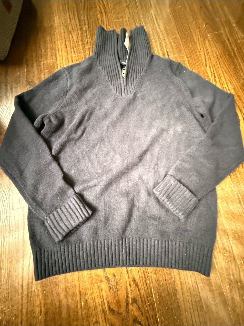 Women’s Navy Quarter-Zip Sweater